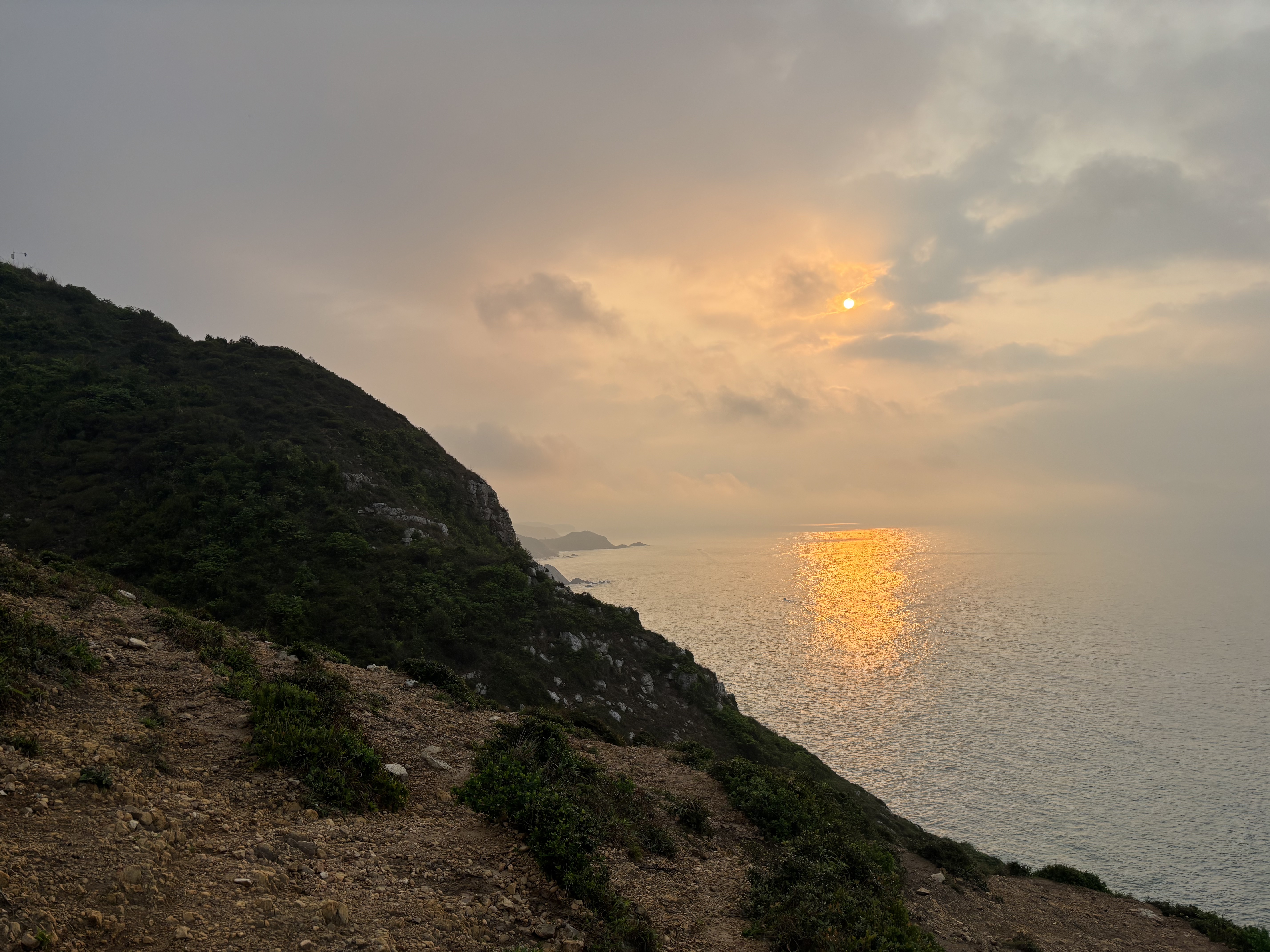 天文台海面日落 2