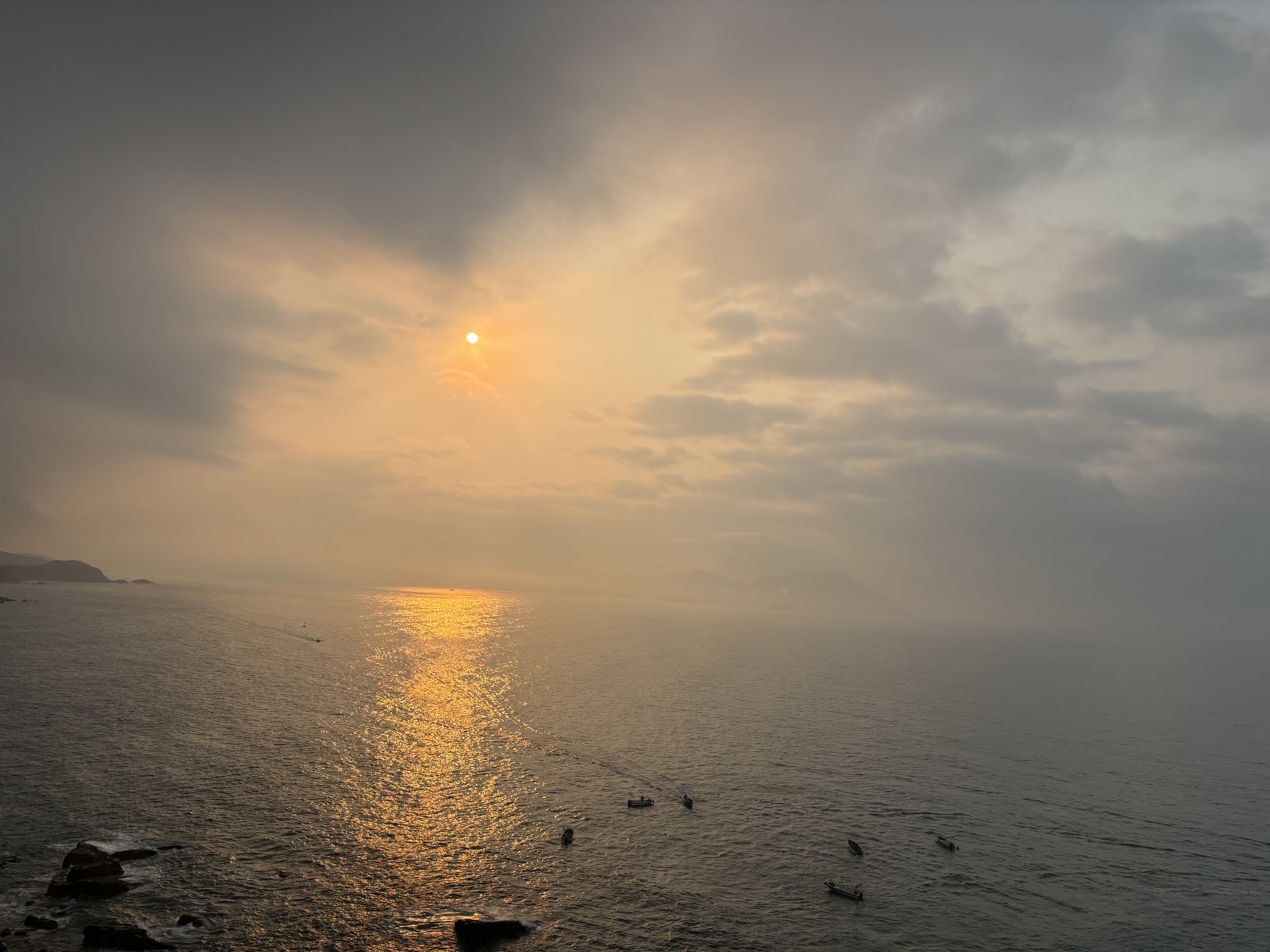 天文台海面日落 4